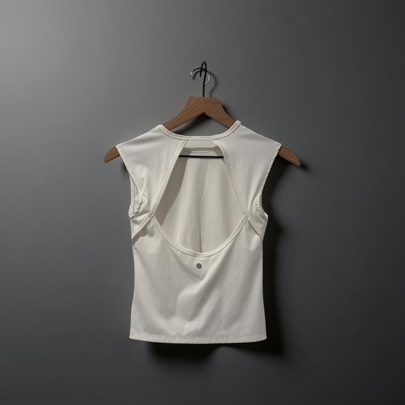 CALIA Inspire Open Back Pilates Tank Pure White Size Small | Trendy Athleisure - Picture 4 of 7